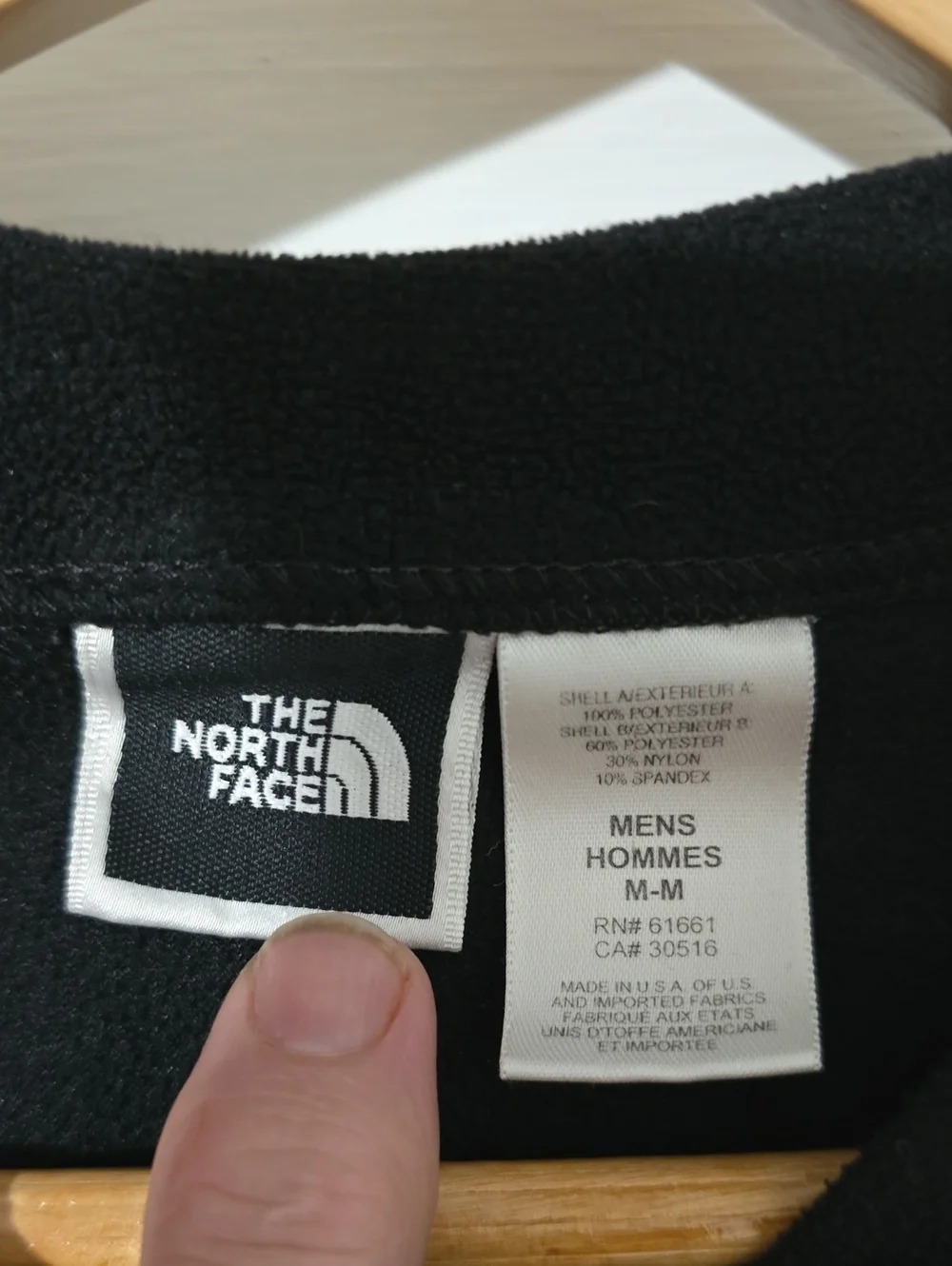 The North Face Black Quarter-Zip Fleece Pullover